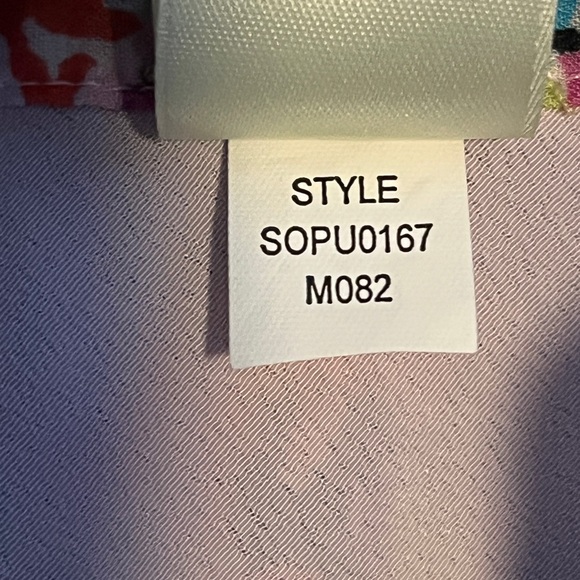 Sigrid Olsen Multicolor Paisley Vintage Pink A-Line Skirt sz 10 - Picture 9 of 9